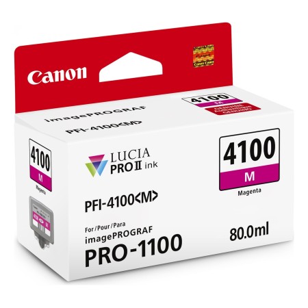 Картридж струйный Canon PFI-4100 M (6779C001) пурпурный (с чипом)