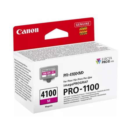 Картридж струйный Canon PFI-4100 M (6779C001) пурпурный (с чипом)