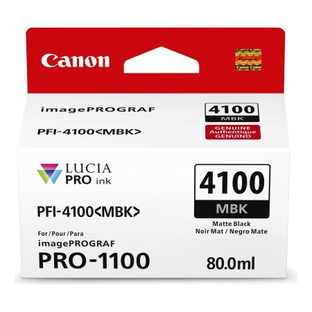 Картридж струйный Canon PFI-4100MBK (6776C001) матовый черный (с чипом)