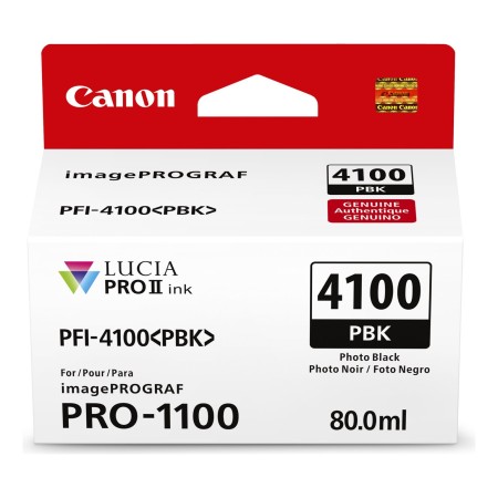 Картридж струйный Canon PFI-4100PBK (6777C001) фото-черный (с чипом)