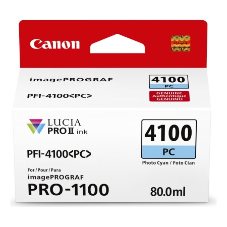 Картридж струйный Canon PFI-4100 PC (6781C001) фото-голубой (с чипом)