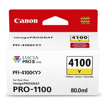 Картридж струйный Canon PFI-4100 Y (6780C001) желтый (с чипом)