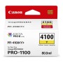 Картридж струйный Canon PFI-4100 Y (6780C001) желтый (с чипом)