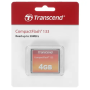 4 ГБ Карта памяти Transcend CF (Compact Flash) (TS4GCF133) чёрный