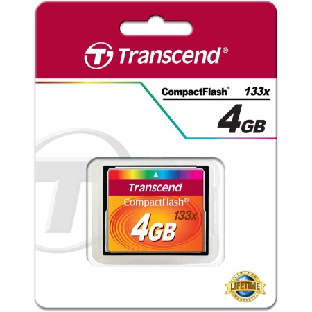4 ГБ Карта памяти Transcend CF133 (TS4GCF133) чёрный