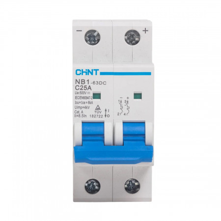 Автоматический выключатель CHINT NB1-63DC (182726) 63 A белый