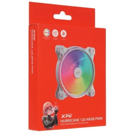Вентилятор XPG HURRICANE 120 ARGB WHITE (HURRICANE120ARGBPWM-WHCWW) белый