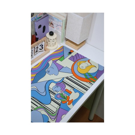 Коврик Varmilo Picasso Blue Period XL (ZDB079-01) многоцветный