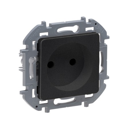 Розетка встраиваемая Legrand Inspiria (673713) антрацит