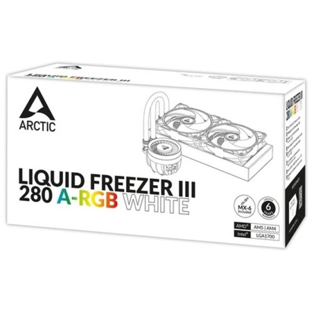 Система водяного охлаждения Arctic Cooling Liquid Freezer III 280 A-RGB (ACFRE00151A) белый
