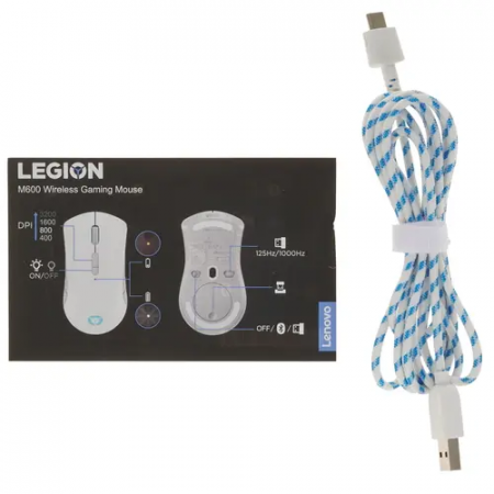 Мышь беспроводная/проводная Lenovo Legion M600 (GY51C96033) белый