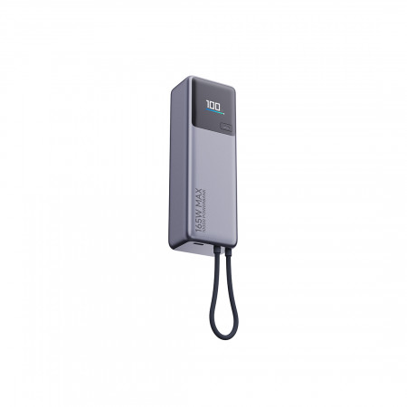 Портативный внешний аккумулятор Xiaomi 165W Power Bank 10000mAh Integrated Cable GL (MDY-09-EN/BHR9361GL) серый