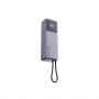 Портативный внешний аккумулятор Xiaomi 165W Power Bank 10000mAh Integrated Cable GL (MDY-09-EN/BHR9361GL) серый