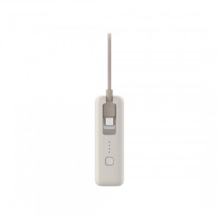 Портативный внешний аккумулятор Xiaomi 33W Power Bank 10000mAh (Integrated Cable) Tan GL PB1033MI/BHR9341GL бежевый