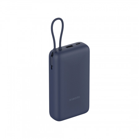 Портативный внешний аккумулятор Xiaomi 33W Power Bank 20000mAh (Integrated Cable) Blue GL PB2030MI/BHR8975GL