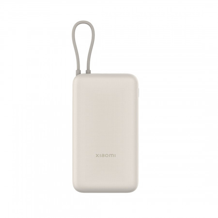 Портативный внешний аккумулятор Xiaomi 33W Power Bank 20000mAh (Integrated Cable) Tan GL (PB2030MI/BHR8851GL) бежевый