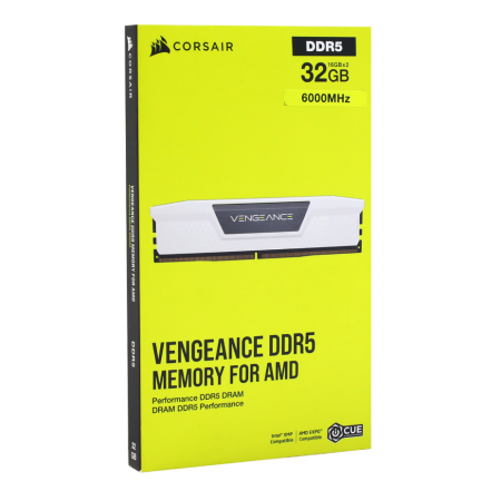 Оперативная память Corsair Vengeance (CMK32GX5M2E6000Z36W) 32 ГБ белый