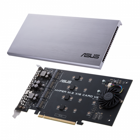 Карта расширения ASUS HYPER M.2 X16 CARD серый