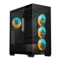 Корпус GIGABYTE C500 PANORAMIC STEALTH (GB-C500P ST) черный