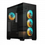 Корпус Gigabyte C500 PANORAMIC STEALTH (GB-C500P ST) чёрный