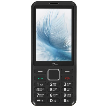 Мобильный телефон F+ S350 (S350 Dark Grey) серый/чёрный
