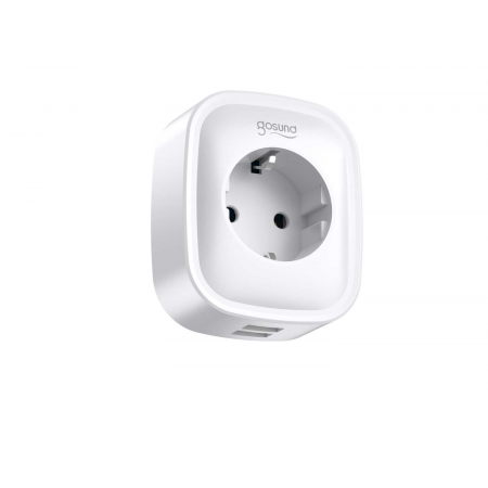 Умная розетка Gosund Smart plug 2 USB outlet белая