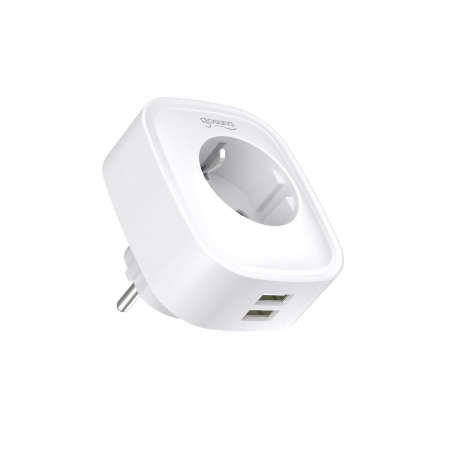 Умная розетка Gosund Smart plug 2 USB outlet белая