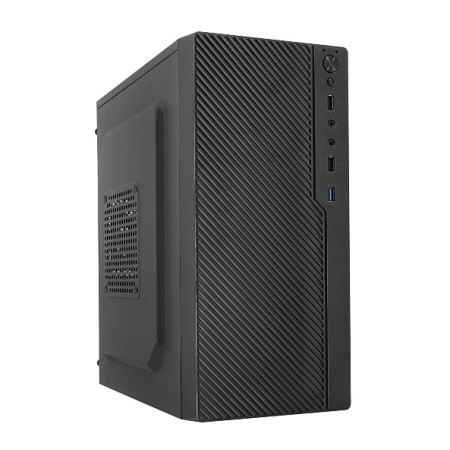 Системный блок Core i3-14100-3.GHz/H610/RAM 8GB/SSD 512GB/no DVD/400W черный
