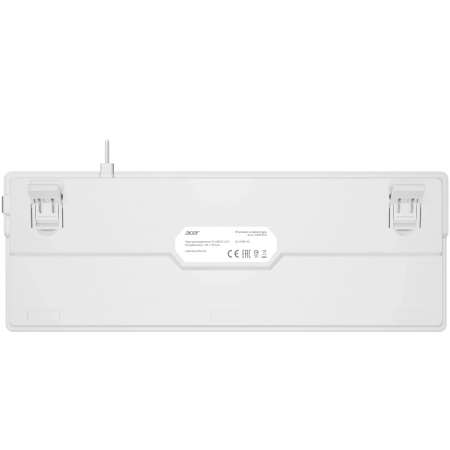 Клавиатура проводная Acer OKW304 (ZL.KBDCC.01V) белый/голубой/фиолетовый