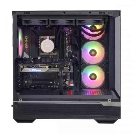 Системный блок Core i7-14700F-2.1GHz/B760/RAM 32GB/SSD 1TB (M.2)/RTX 4070 SUPER-12GB/no DVD/1000W/ черный