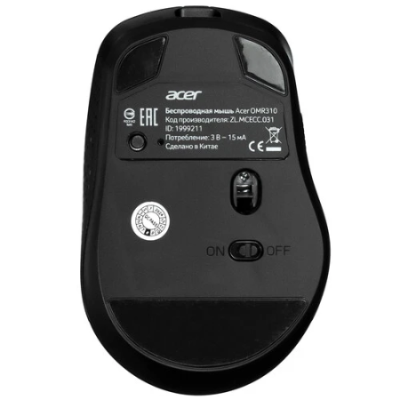 Мышь беспроводная Acer OMR310 (ZL.MCECC.031) черный