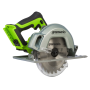 Аккумуляторная циркулярная пила Greenworks GD24CS (1500907) черный/зелёный (БЕЗ АККУМУЛЯТОРОВ)