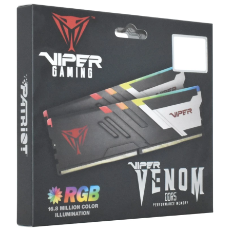 Оперативная память Patriot Viper Venom RGB (PVVR532G600C30K) 32 ГБ чёрный