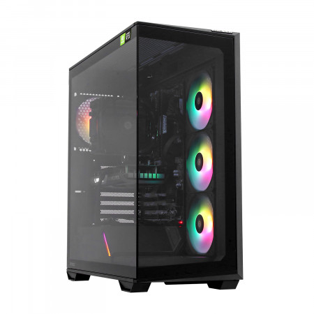 Системный блок Ryzen 5 5600X-3.7GHz/B550/RAM 32GB/SSD 1TB (M.2)/RTX4060-8GB/no DVD/650W/ черный