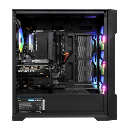 Системный блок Ryzen 7 5700X-3.4GHz/B450/RAM 32GB/SSD 1TB (M.2)/RTX4060-8GB/no DVD/750W черный