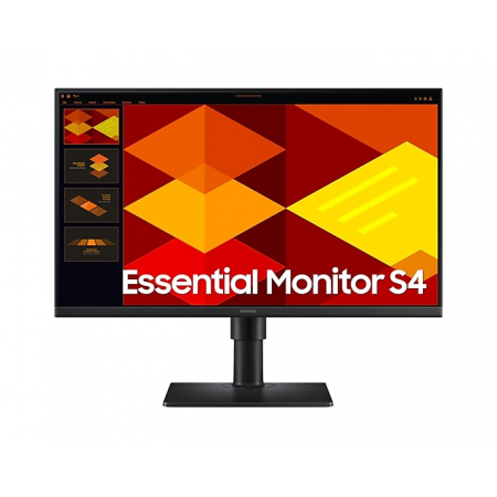 24" Монитор Samsung Essential S4 (LS24D400GAIXCI) чёрный