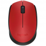 Мышь беспроводная Logitech M171 (910-004641) красный