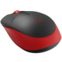 Мышь беспроводная Logitech M190 (910-005908/910-005926) красный/чёрный