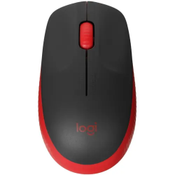 Мышь беспроводная Logitech M190 (910-005908/910-005926) красный/чёрный