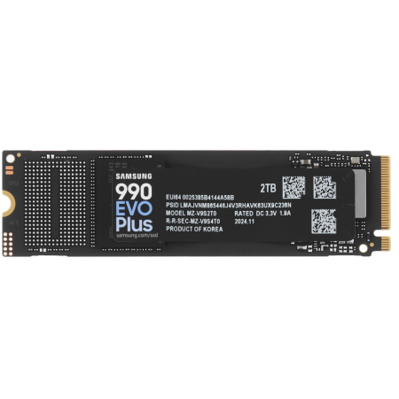 2 ТБ SSD диск Samsung 990 EVO Plus (MZ-V9S2T0BW) черный