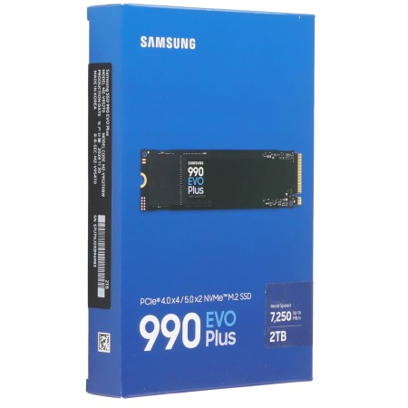2 ТБ SSD диск Samsung 990 EVO Plus (MZ-V9S2T0BW) черный