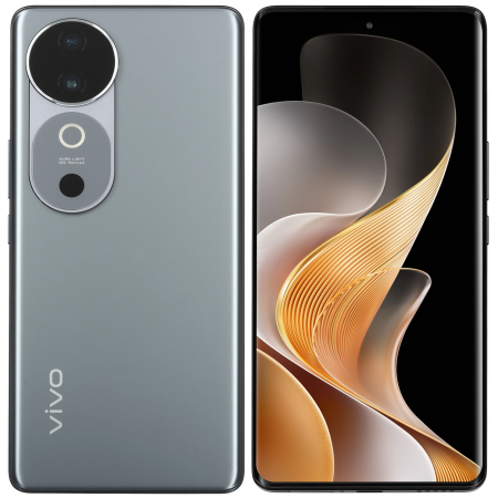 Смартфон Vivo V40 (V2348-01) NFC 12 ГБ/256 ГБ серый (Silver)