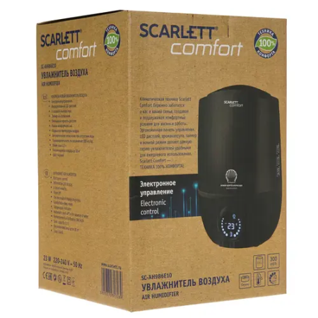 Увлажнитель воздуха Scarlett SC-AH986E10 чёрный