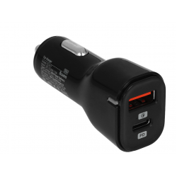 Автомобильное зарядное устройство Olmio ЗУ 20W (43801) черный