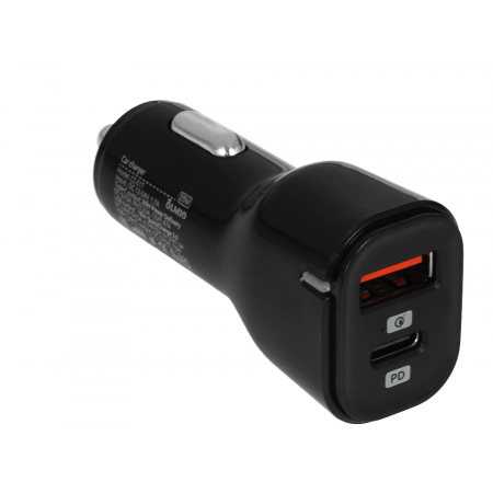 Автомобильное зарядное устройство Olmio ЗУ 20W (43801) черный