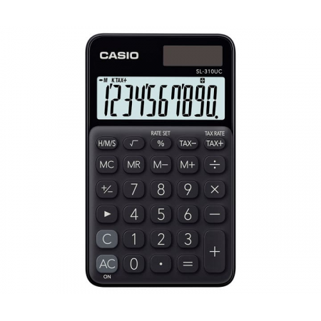 Калькулятор карманный CASIO SL-310UC-BK-W-EC черный