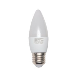 Лампочка SVC LED C35-7W-E27-4200K белый