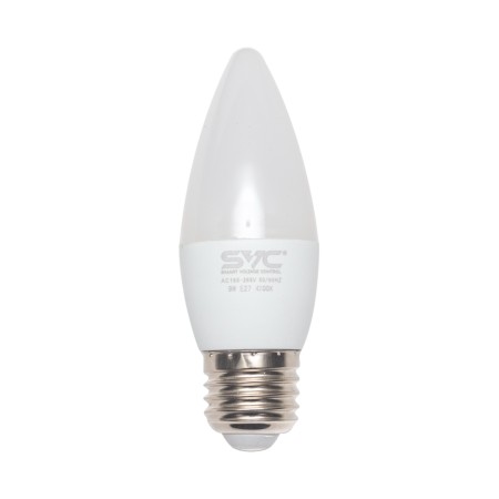 Лампочка SVC C35-9W-E27-4200K белый