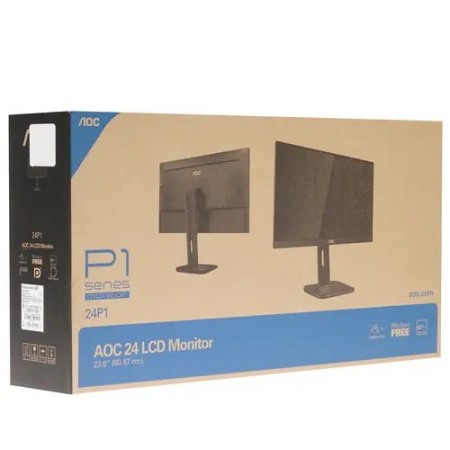 23.8" Монитор AOC 24P1 (24P1/01) черный