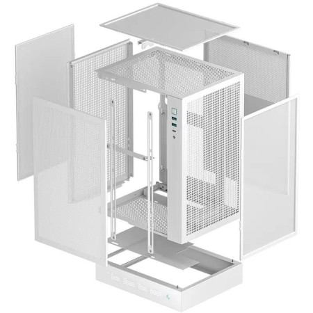 Корпус DeepCool CH170 Digital (R-CH170-WHNPI0D-G-1) белый